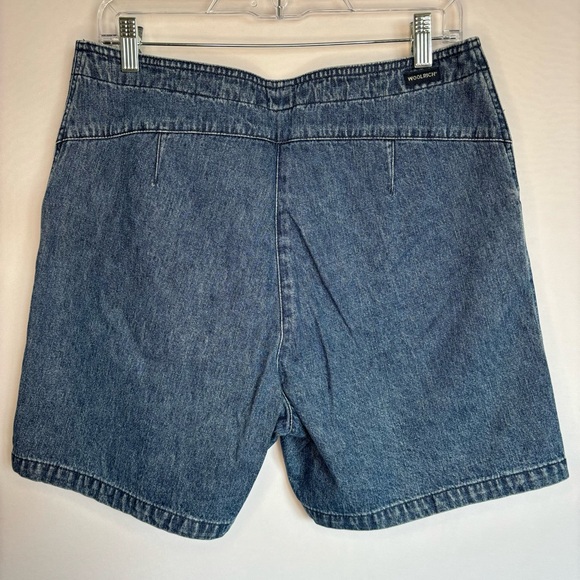 Woolrich Blue Cotton Denim Jean Shorts | Size 12 - Picture 2 of 7